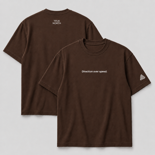Camiseta Direction Over Speed Marrom