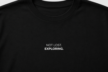 Camiseta Not Lost. Exploring.